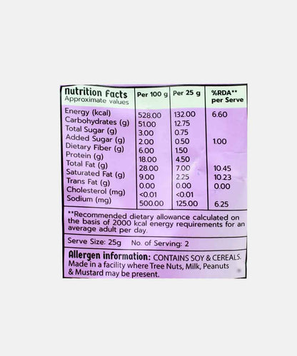 Klaw Sour Cream And Onion Supergrain Puffs 50 Gm