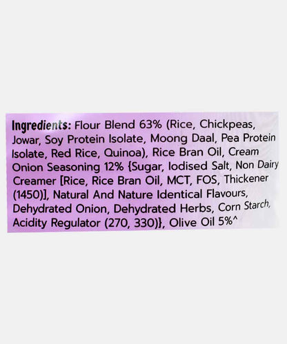 Klaw Sour Cream And Onion Supergrain Puffs 50 Gm