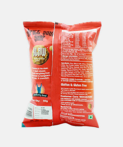 Klaw Rowdy Rasam Supergrain Puffs 50 Gm