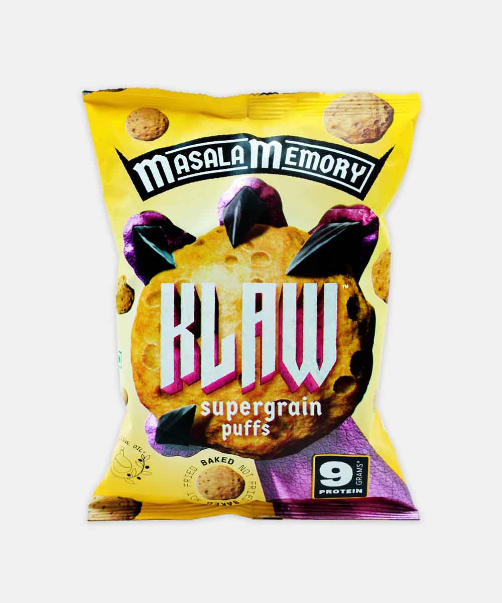 Klaw Masala Memory Supergrain Puffs 50 Gm