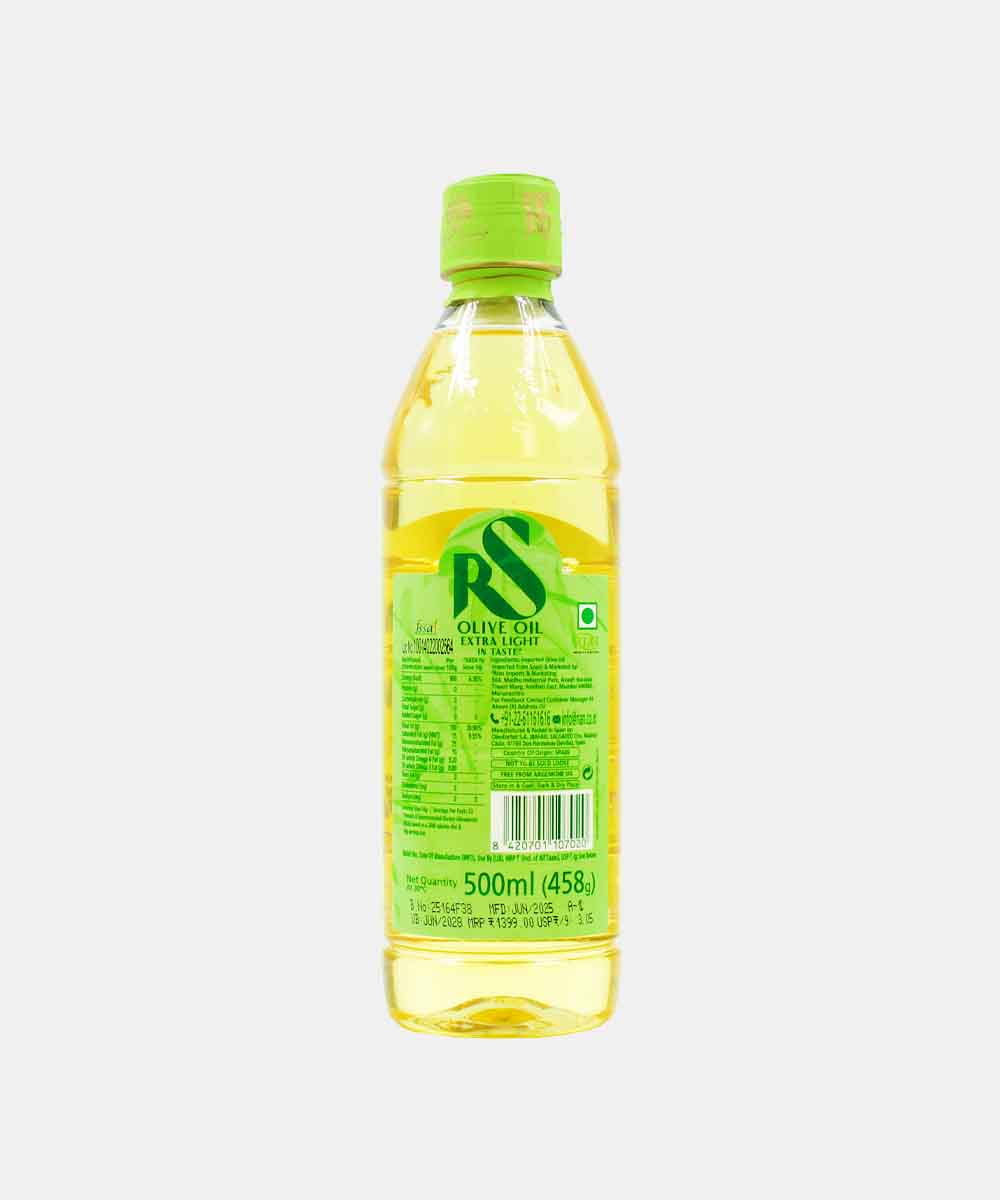 Rafel Salgado Olive Oil Extra Light Indian Cooking And Frying Oil 458 Gm 500 Ml