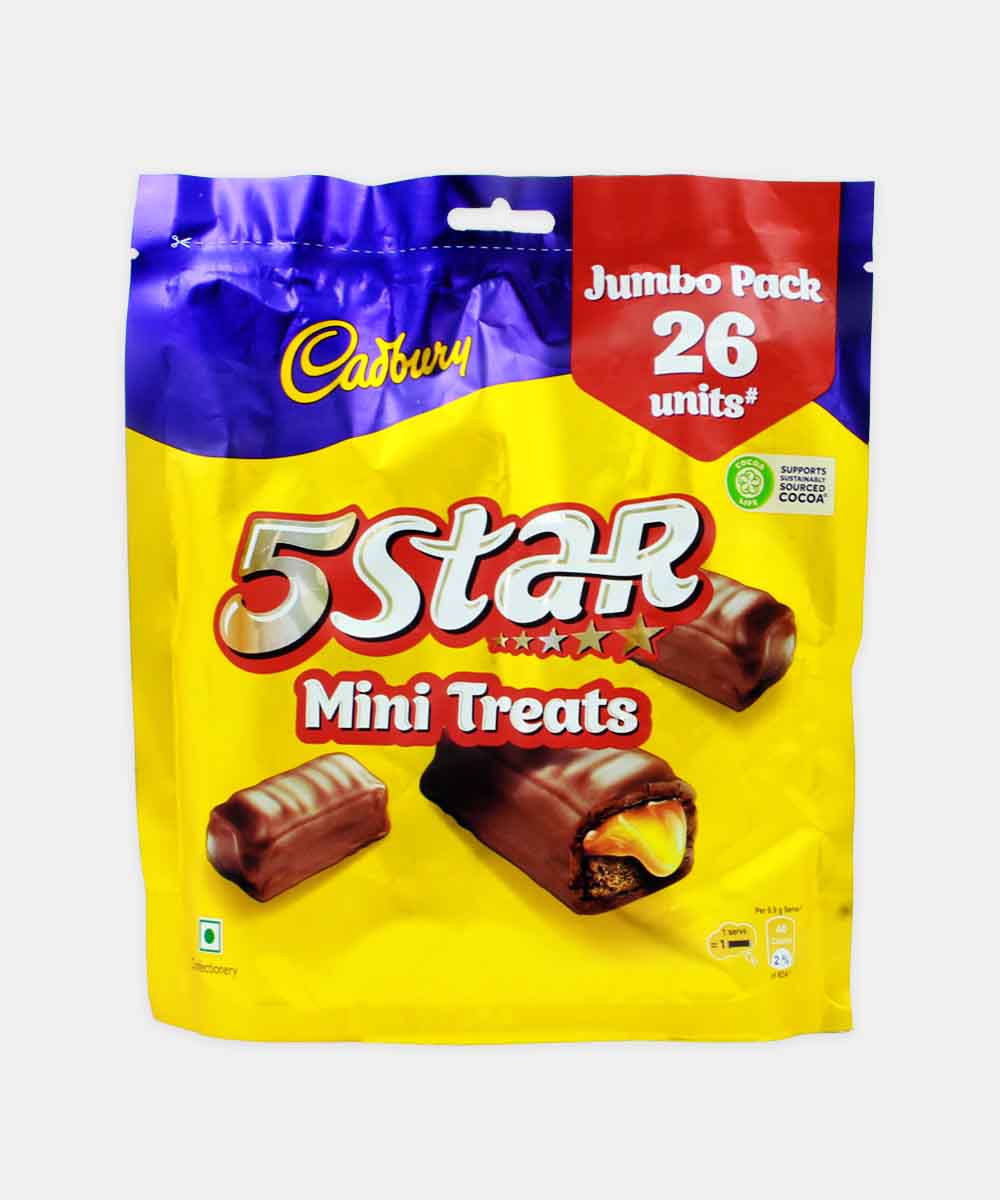 Cadbury 5 Star Mini Treat Jumbo Pack 26 Units 231.4 Gm