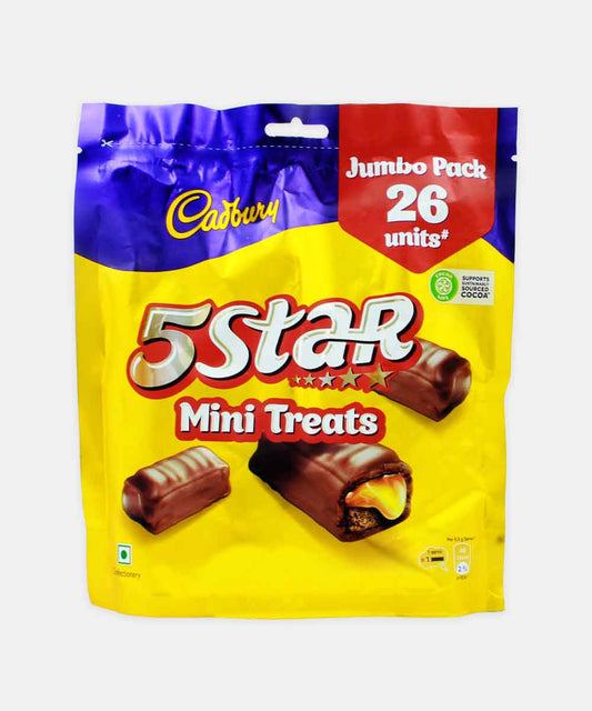 Cadbury 5 Star Mini Treat Jumbo Pack 26 Units 231.4 Gm