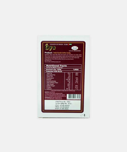 Oya Dubai Kunafa Cotton Candy Chocolate 80 Gm