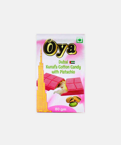 Oya Dubai Kunafa Cotton Candy With Pistachio 80 Gm
