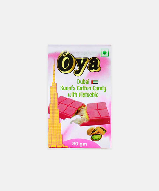 Oya Dubai Kunafa Cotton Candy With Pistachio 80 Gm
