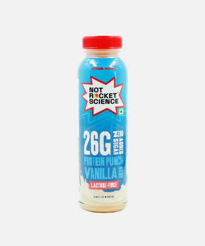Not Rocket Sciense 26G Protein Punch Vanilla Shake Lactose Free No Added Sugar 280 Ml
