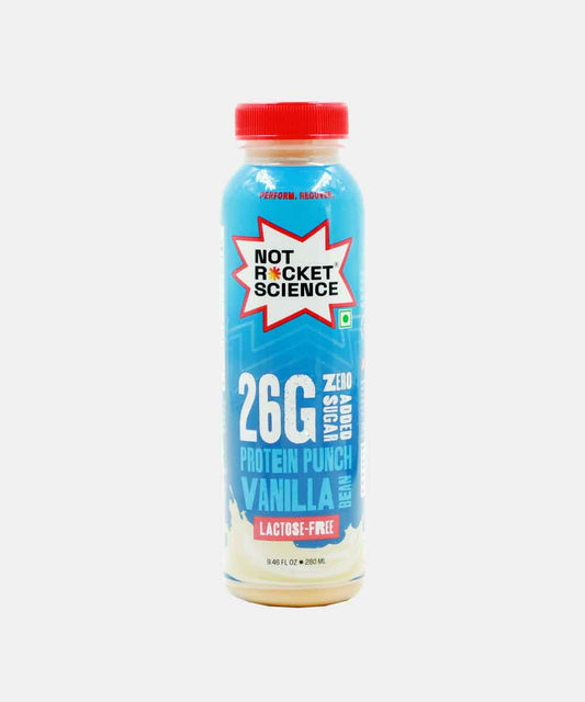 Not Rocket Sciense 26G Protein Punch Vanilla Shake Lactose Free No Added Sugar 280 Ml