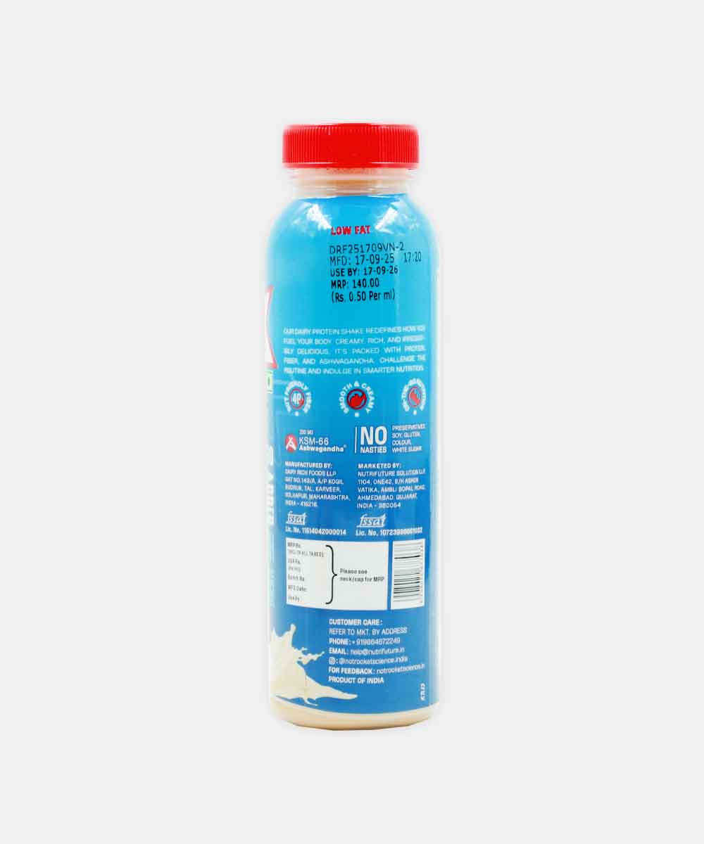 Not Rocket Sciense 26G Protein Punch Vanilla Shake Lactose Free No Added Sugar 280 Ml