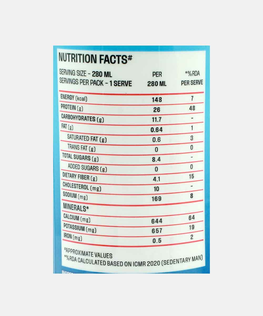 Not Rocket Sciense 26G Protein Punch Vanilla Shake Lactose Free No Added Sugar 280 Ml