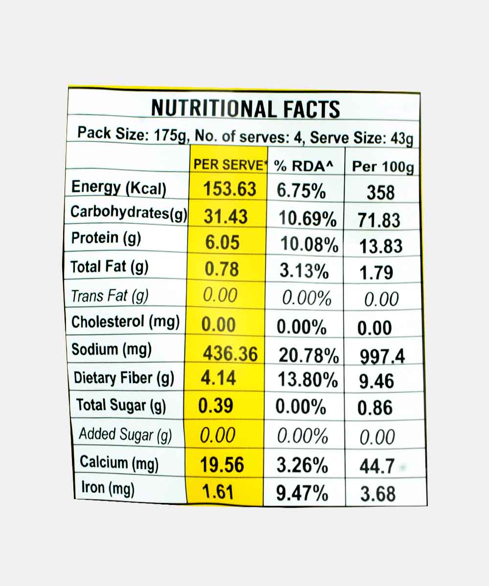 Naturally Yours Whole Wheat Instant Noodles 175 Gm