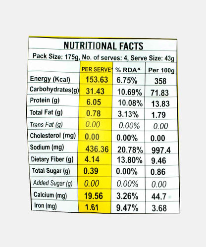 Naturally Yours Whole Wheat Instant Noodles 175 Gm