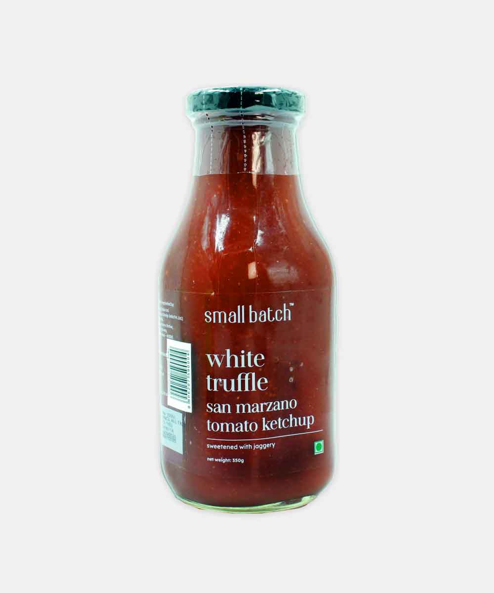 Small Batch White Truffle San Marzano Tomato Ketchup 350 Gm