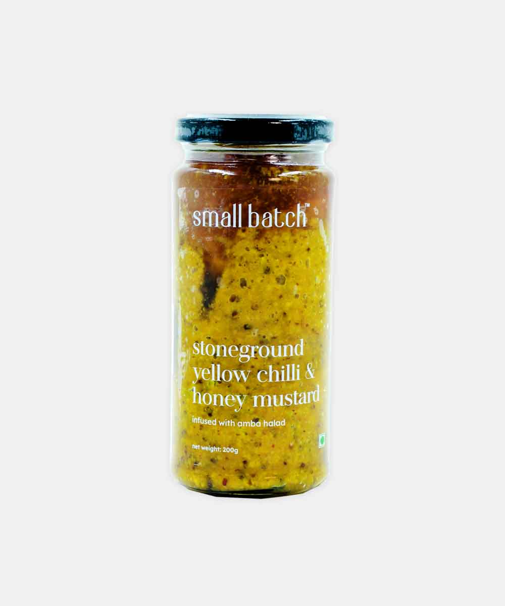 Small Batch Stoneground Yellow Chilli And Honey Mustard 200 Gm