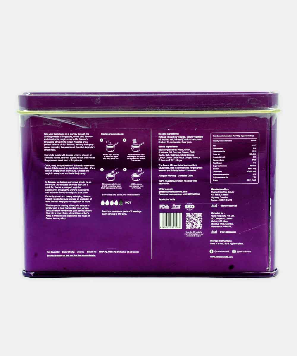 Sakaza Instant Singapore Street Style Noosles Pack Of 2 220 Gm