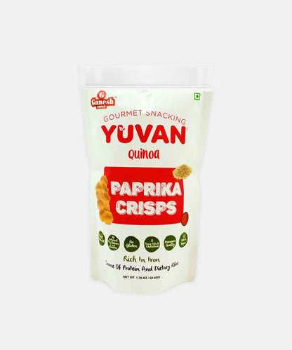 Ganesh Papad Yuvan Quinoa Paprika Crisps 60 Gm