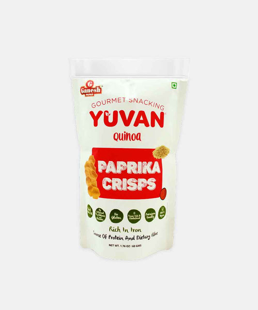 Ganesh Papad Yuvan Quinoa Paprika Crisps 60 Gm