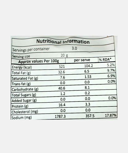 Ganesh Papad Yuvan Madras Lentil Hing Jeera Crisps 60 Gm