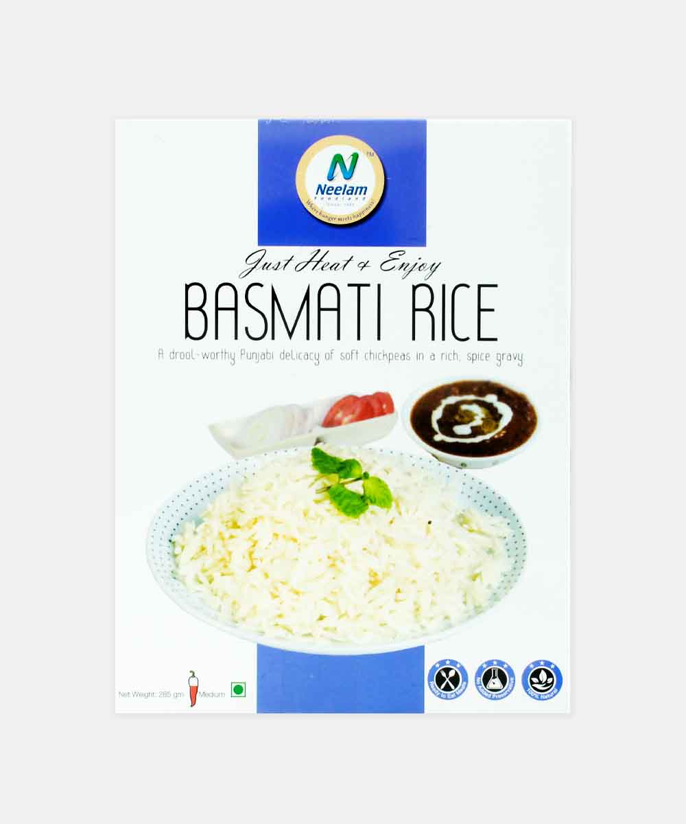 Neelam Steam Basmati Rice Heat & Eat 285 Gm