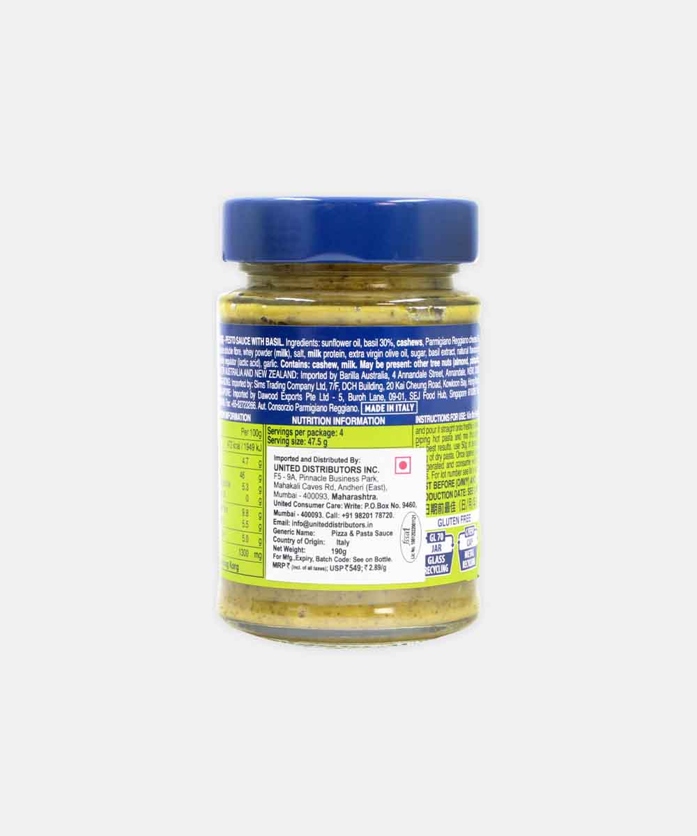 Barilla Pesto Genovese 190 Gm