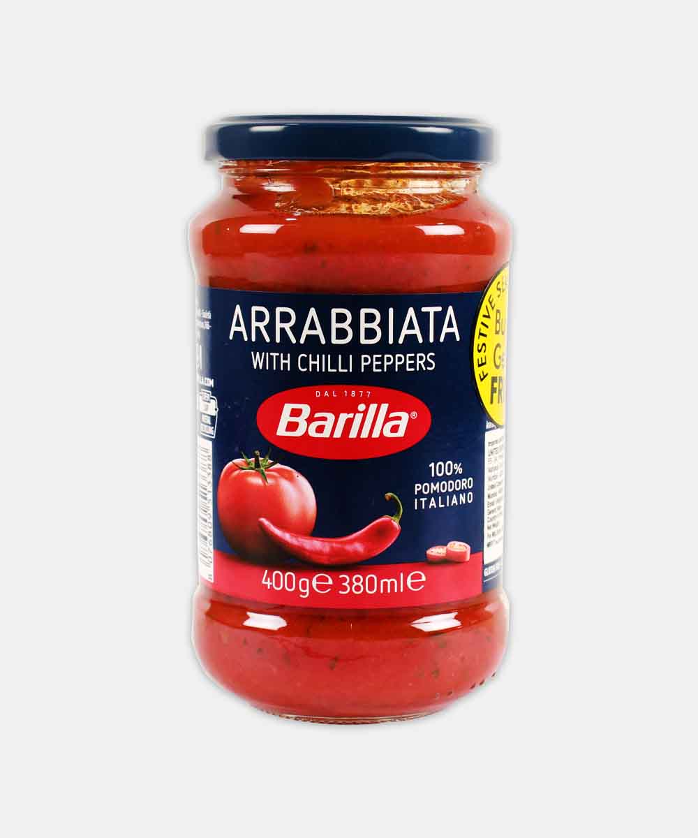 Barilla Arrabbiata With Chilli Peppers Sauce 400 Gm