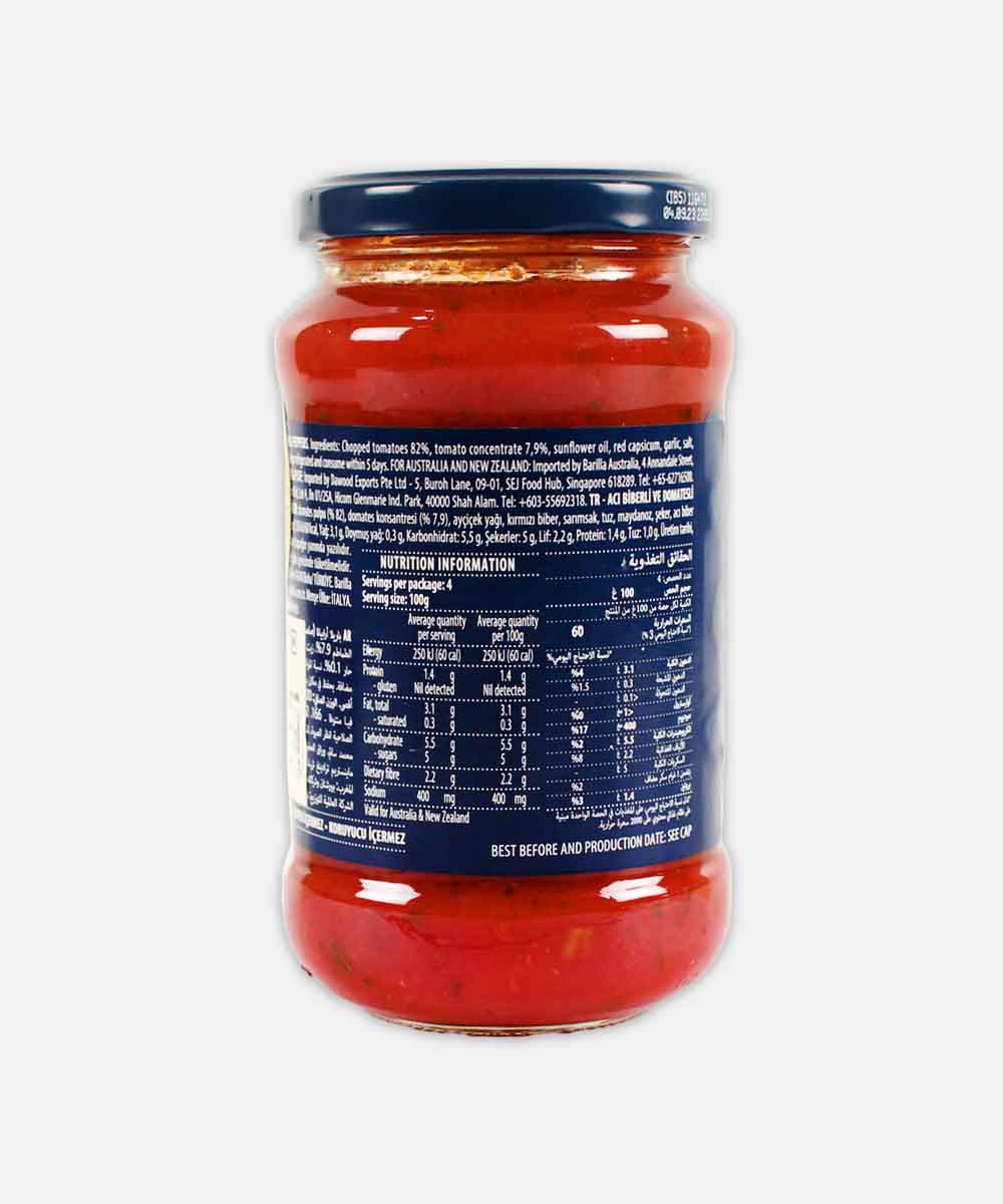 Barilla Arrabbiata With Chilli Peppers Sauce 400 Gm