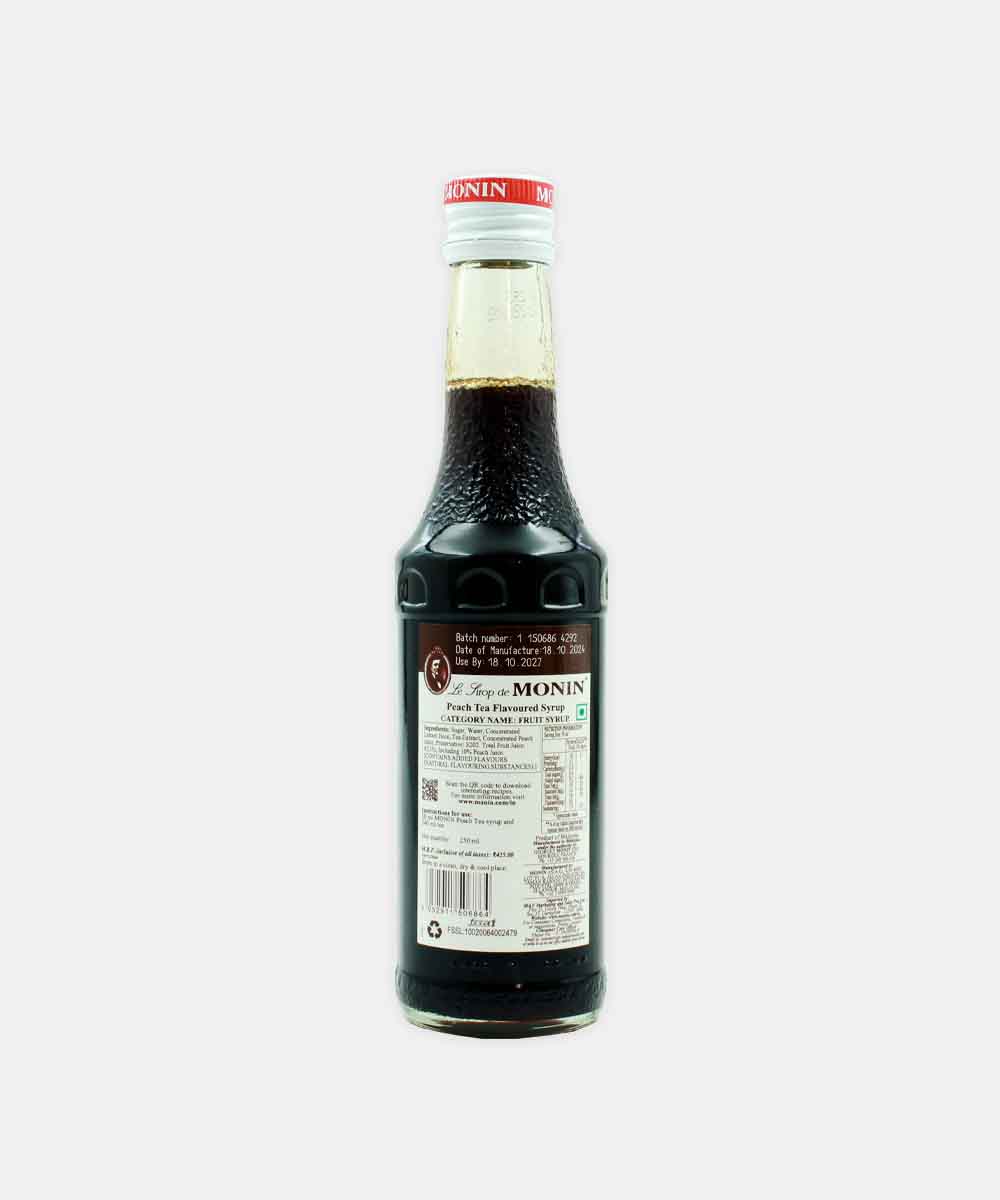 Monin Peach Tea Syrup 250 Ml