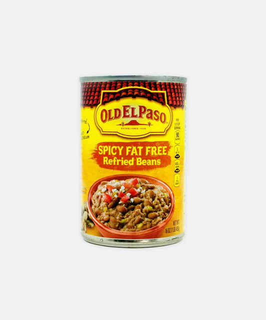 Old El Paso Spicy Fat Free Refried Beans 453 Gm