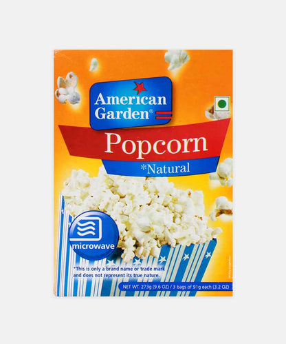 American Garden Natural Popcorn 273 Gm