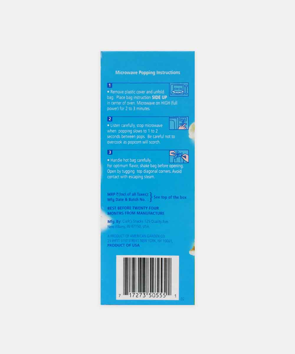 American Garden Natural Popcorn 273 Gm - Neelam Foodland Mumbai
