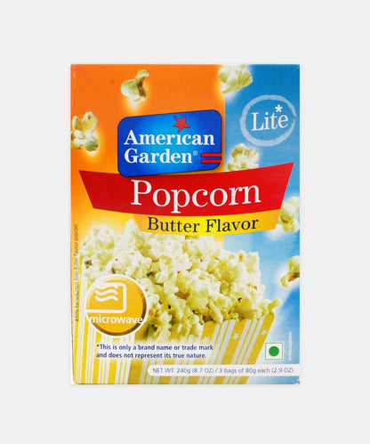 American Garden Butter Popcorn Lite 240 Gm