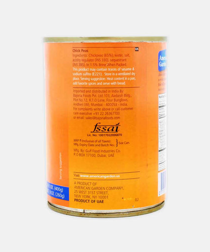 American Garden Chick Peas 400 Gm