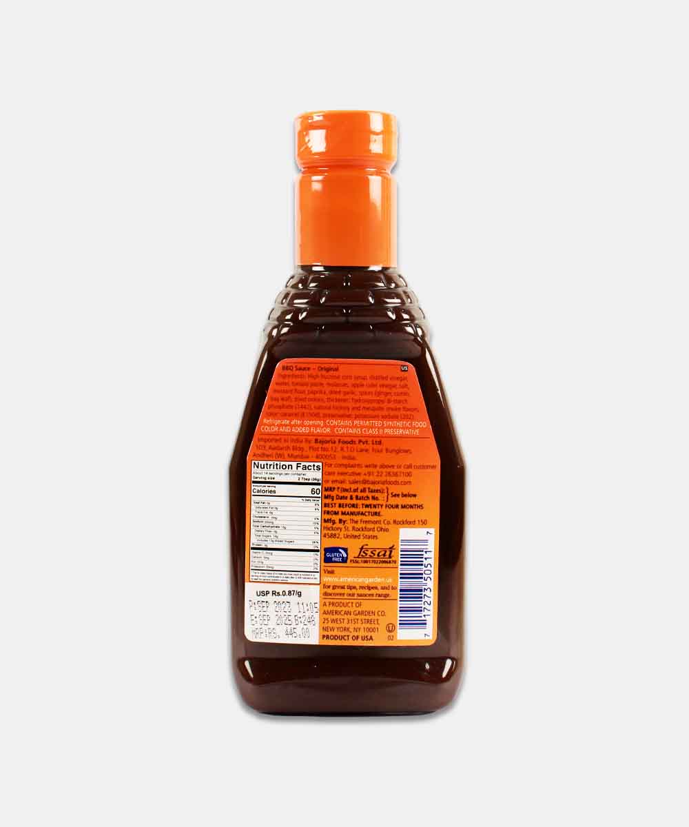 American Garden Barbeque Sauce Origanal 510 Gm