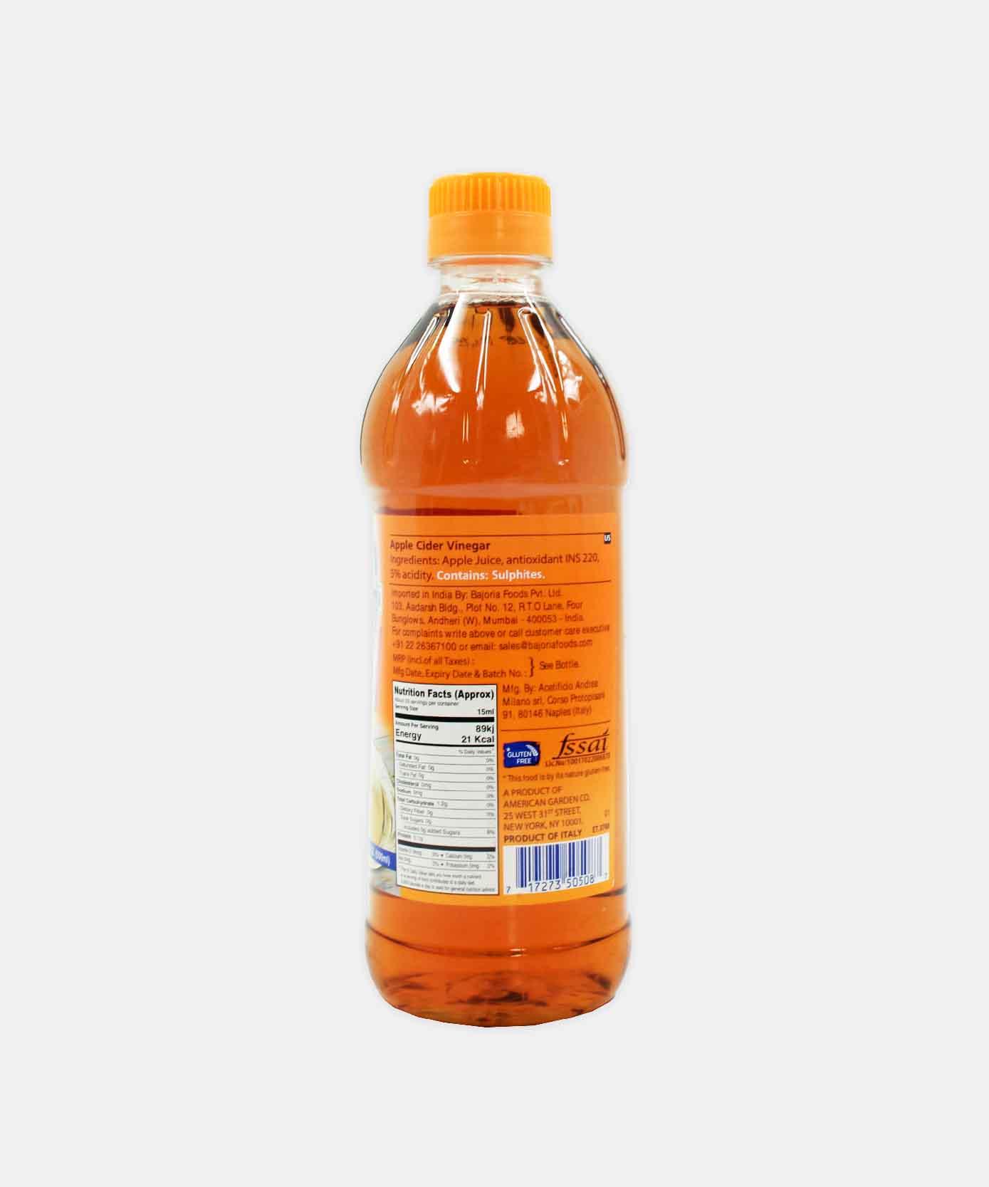 American Garden Apple Cider Vinegar 500 Ml