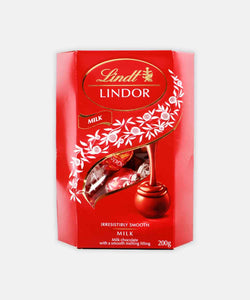 LINDT LINDOR MILK CHOCOLATE 200