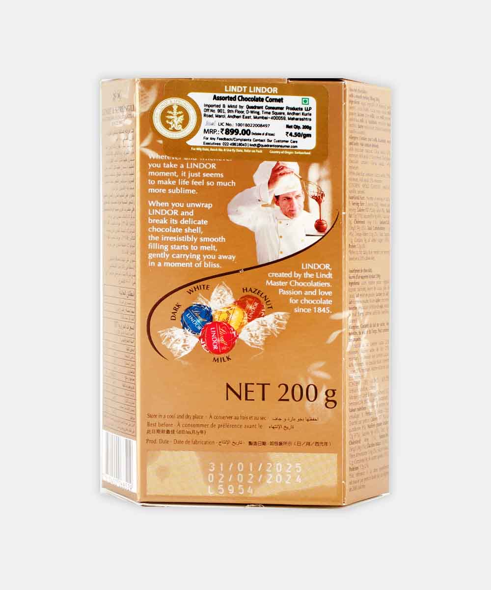 Lindt Lindor Assorted Chocolate 200 Gm