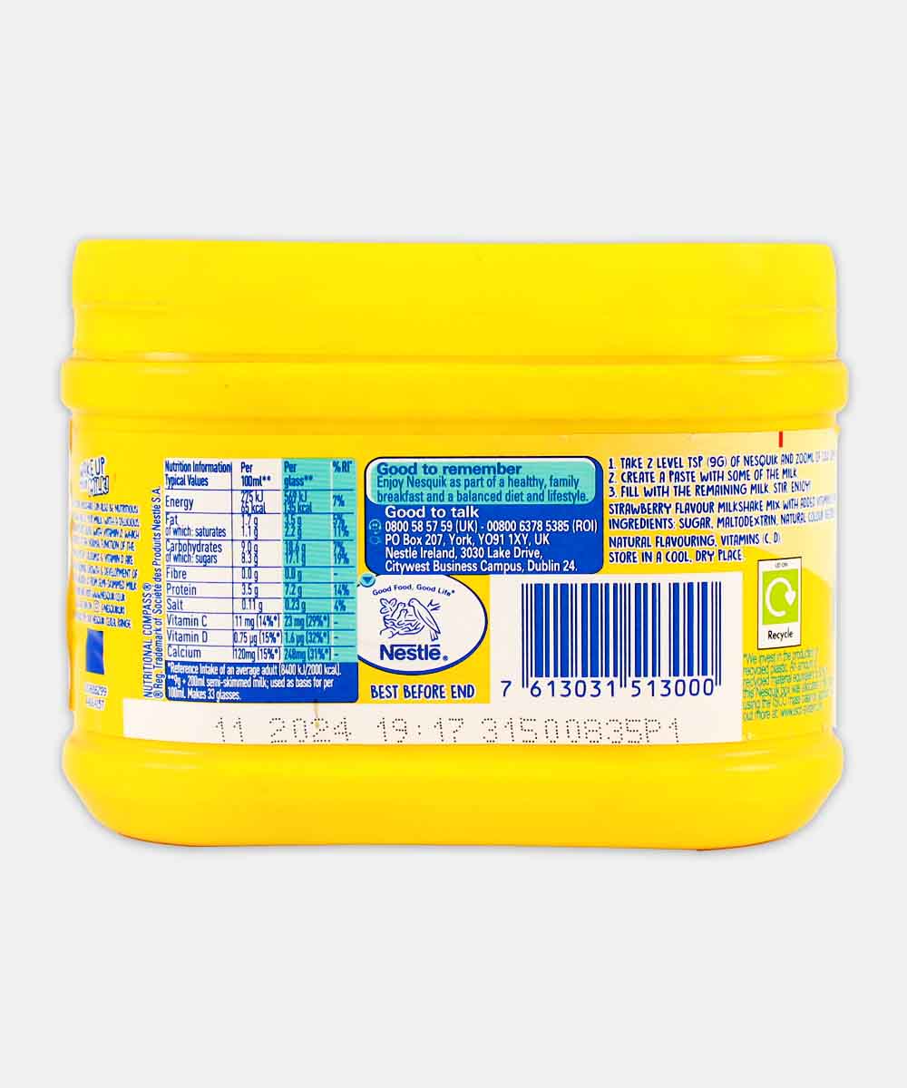 Nesquik Drink Strawberry Powder 300 Gm