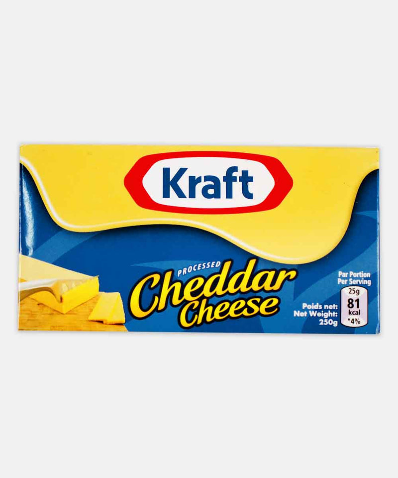 KRAFT CHEDDAR CHEESE 250