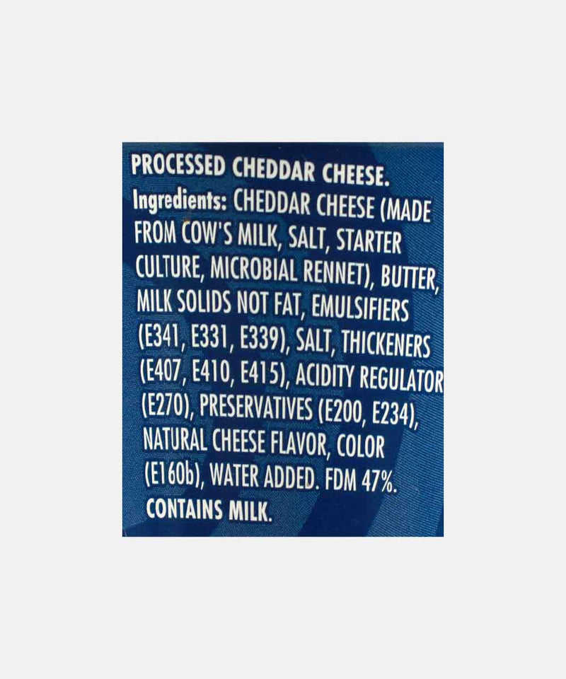 KRAFT CHEDDAR CHEESE TIN 190