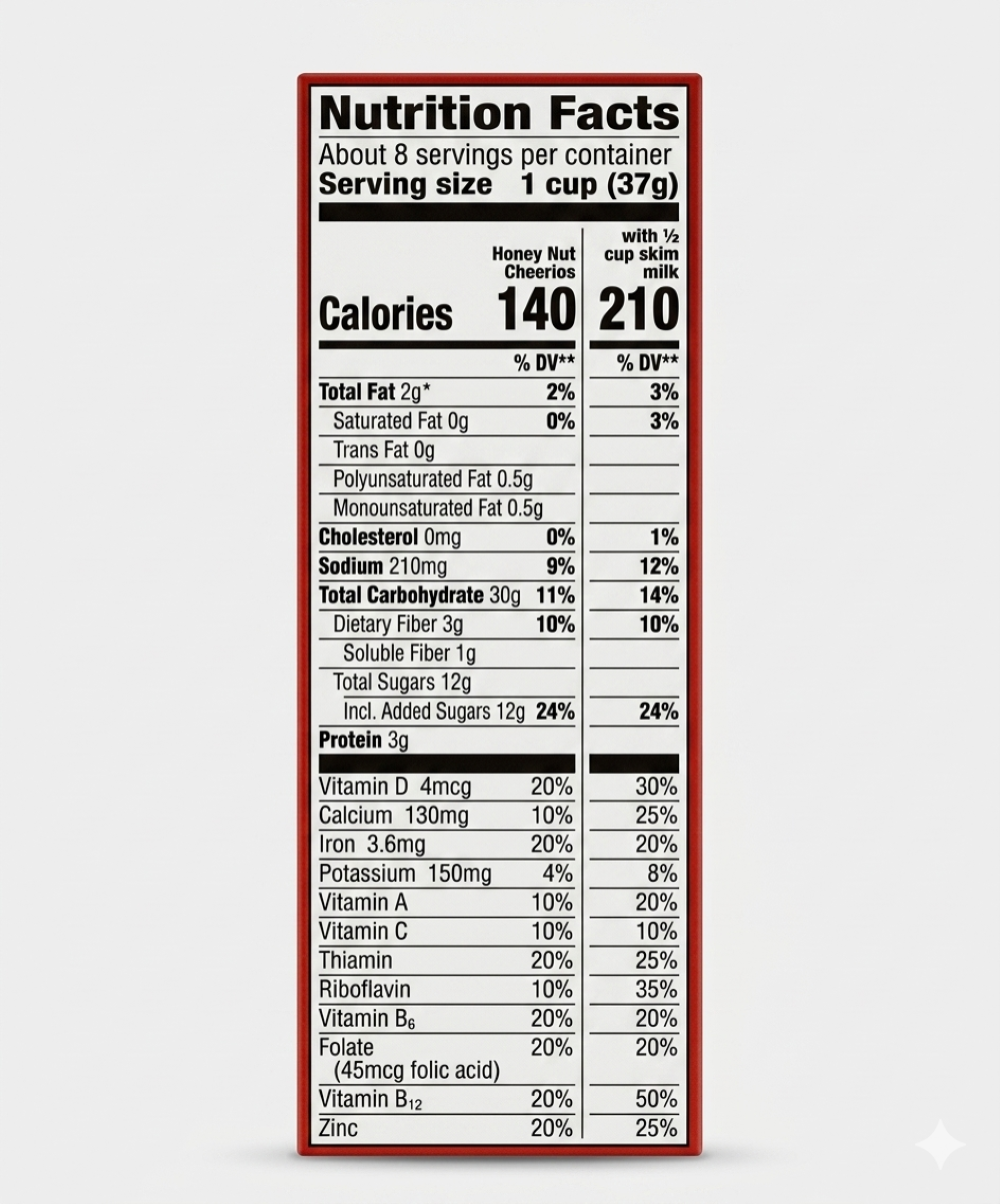 General Mills Honey Nut Cheerios Cereal 306 Gm