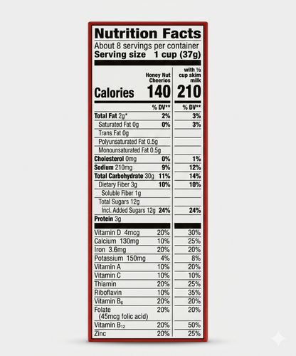 General Mills Honey Nut Cheerios Cereal 306 Gm