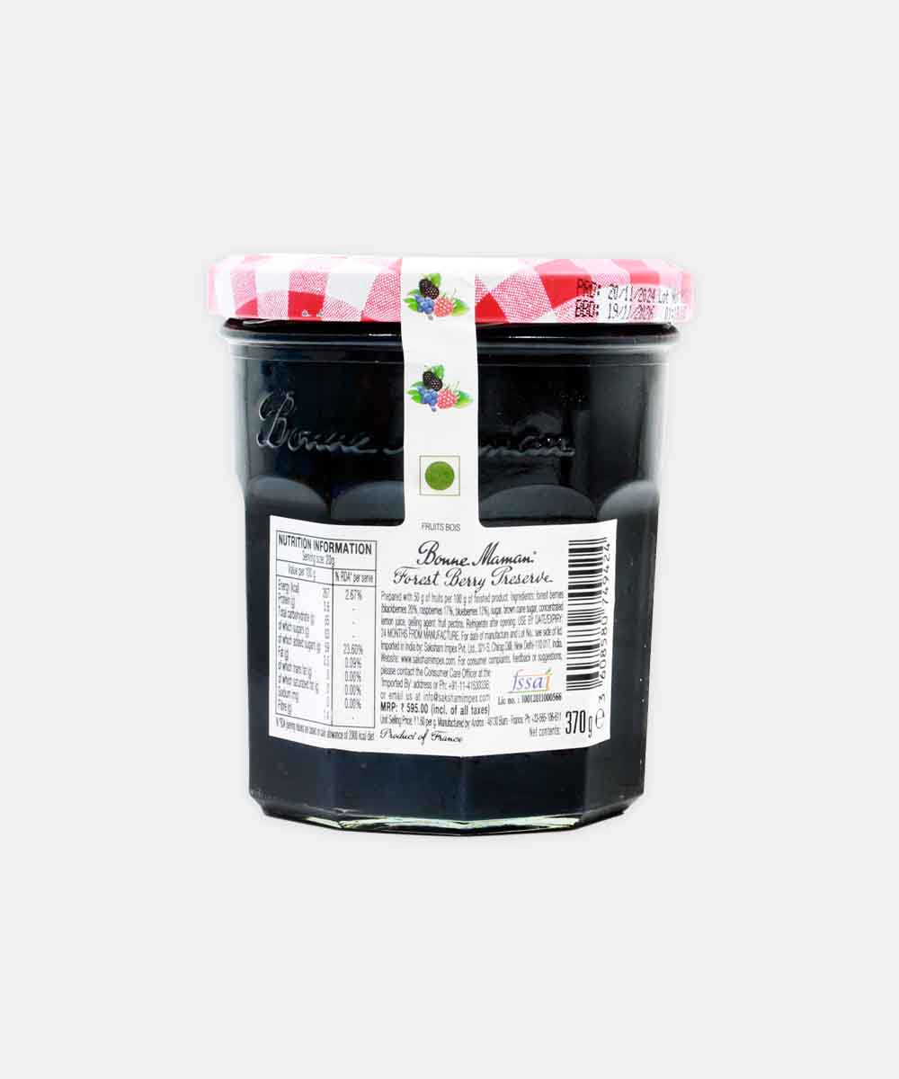 Bonne Maman Forest Berry Preserve Jam 370 Gm