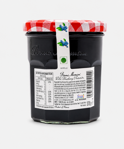 Bonne Maman Wild Blueberry Preseve Jam 370 Gm