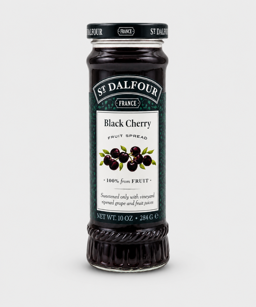 St Dalfour Black Cherry Jam 284 Gm