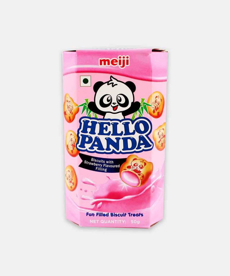 meiji hello panda strawberry 50 gm