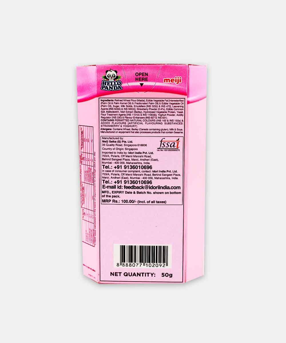 Meiji Hello Panda Strawberry 50 Gm