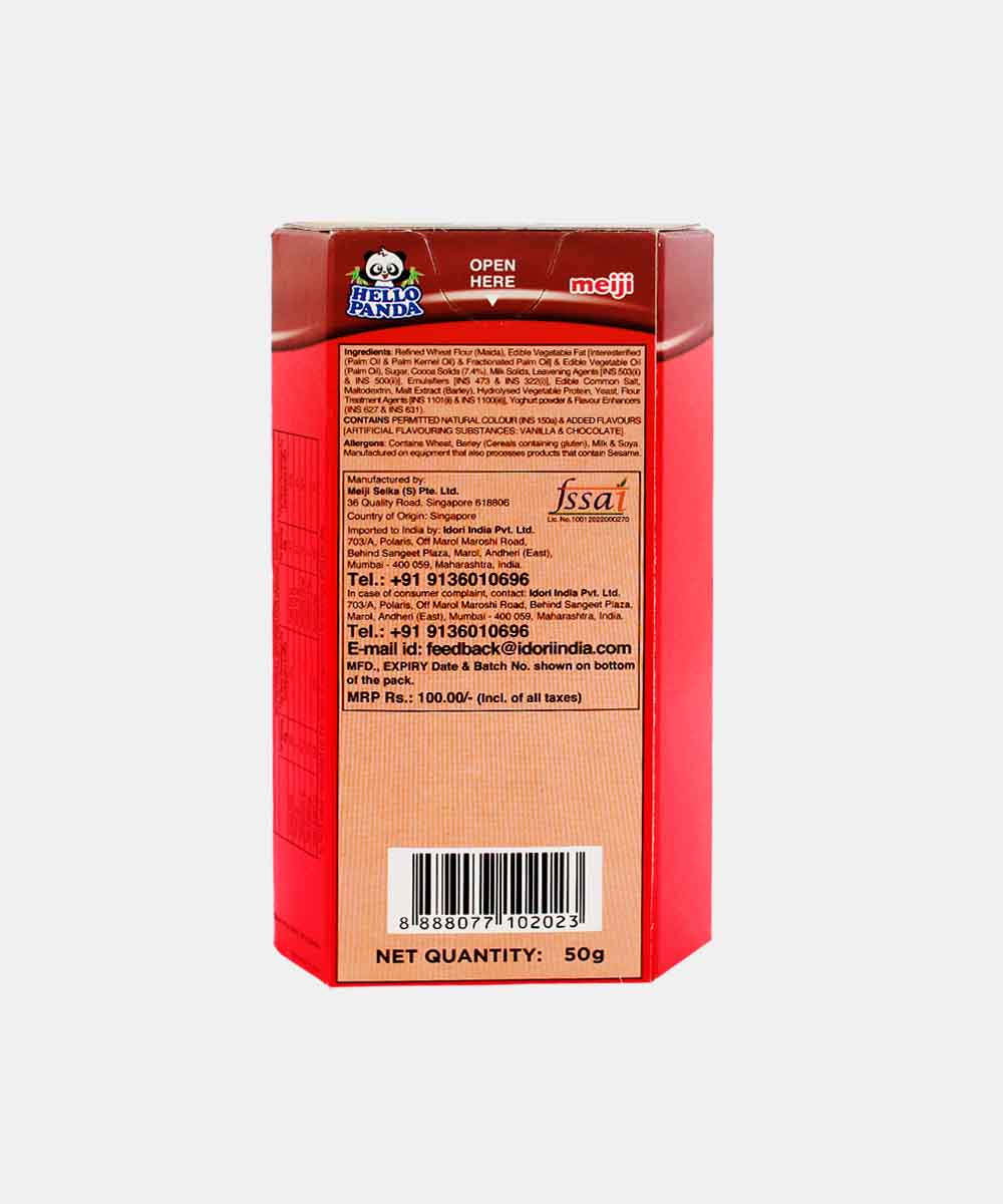 Meiji Hello Panda Chocolate Biscuits 50 Gm