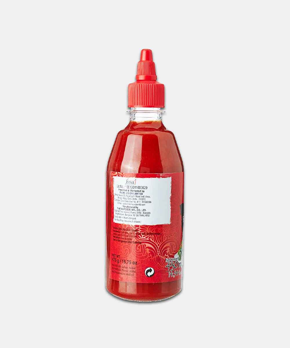 Real Thai Sriracha Extra Hot Chilli Sauce 430 Ml 475 Gm