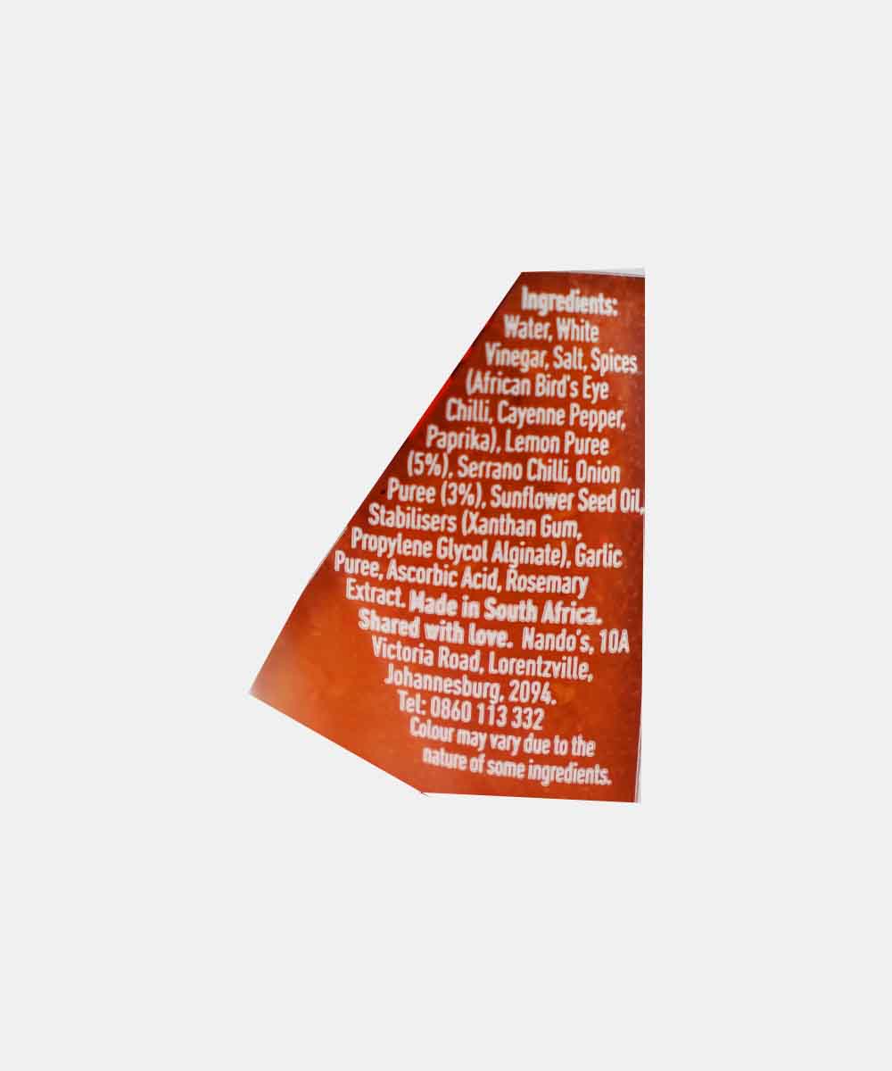 Nandos Peri Peri X X  Hot Sauce 125 Gm