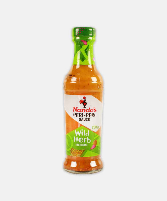 Nandos Peri Peri Wild Herb Medium Sauce 250 Gm